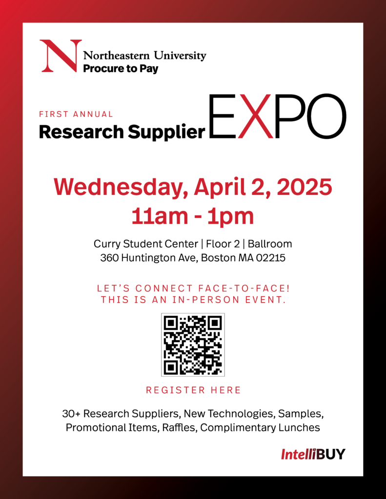 Research Supplier EXPO on Wednesday, April 2